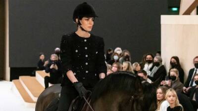 Chanel - Grace Kelly’s Granddaughter Charlotte Rides Horseback on the Chanel Runway - etonline.com - Monaco - county Caroline