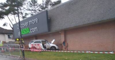 Car crashes into Asda supermarket in Blantyre as staff rush to aid driver - www.dailyrecord.co.uk - Scotland