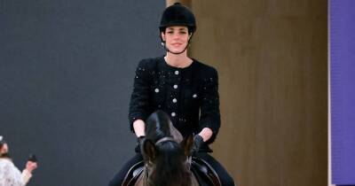 Grace Kelly's granddaughter Charlotte Casiraghi kicks off Chanel's Fashion Week show on horseback - www.ok.co.uk