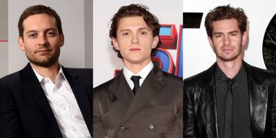'Spider-Man' Actors Tom Holland, Tobey Maguire & Andrew Garfield Team Up For First Joint Interview - www.justjared.com