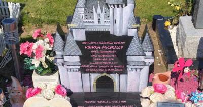 Scots mum hits out as baby's headstone left looking like 'haunted castle' after paint blunder - www.dailyrecord.co.uk - Scotland - Centre