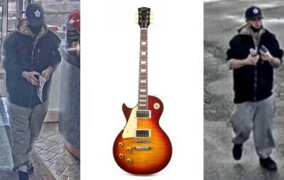 Man steals Gibson Les Paul guitar by stuffing it down his “extremely large, baggy” pants - www.nme.com - Canada