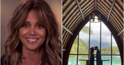 Halle Berry says she posted fake Van Hunt marriage photos after ‘copious amounts of drinks’ - www.msn.com