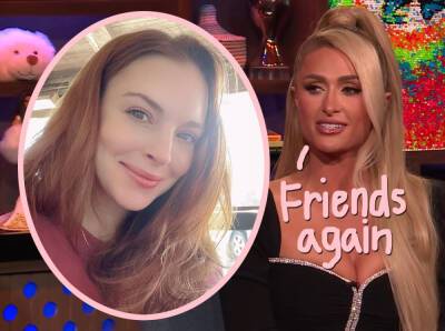 Paris Hilton Says There’s 'No Bad Vibes' Between Her And Lindsay Lohan Anymore! - perezhilton.com