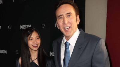 Patricia Arquette - Nicolas Cage - Riko Shibata - Marie Presley - Edgar Allan Poe - Nicolas Cage Talks Being Married 5 Times, Praises Wife Riko Shibata - etonline.com - Las Vegas - Japan - state Maine