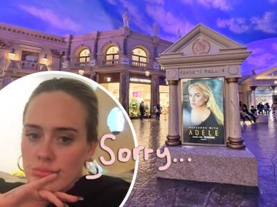 Adele Left Caesars Palace With 'A Mess,' Claim Insiders - perezhilton.com - Britain - Las Vegas - city Sin