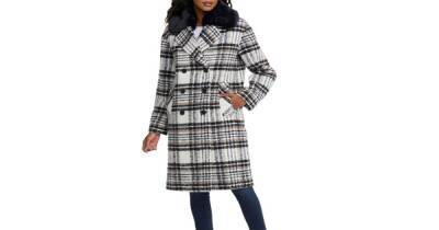 Steal Alert! We Found This $295 Classic Wool Plaid Coat on Sale for 73% Off - www.usmagazine.com