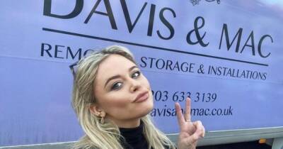 Emily Atack shows off huge new kitchen including three chandeliers - www.ok.co.uk - London