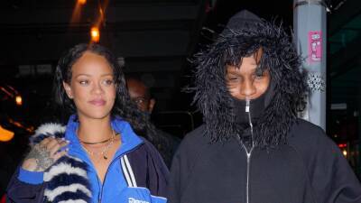 Rihanna's Fuzzy Miniskirt for Date Night With ASAP Rocky Is Impeccable - www.glamour.com