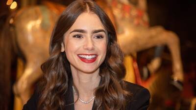 Lily Collins Had a Hilarious Reaction to a Defaced Emily in Paris Poster - www.glamour.com - Paris
