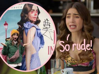 See Lily Collins' Hilarious Reaction To Finding Emily In Paris Billboard Covered In Graffiti! - perezhilton.com - Paris - New York