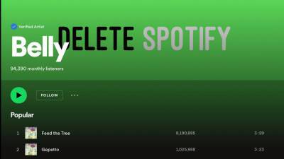 Mysterious ‘Delete Spotify’ Image Appears — on Spotify Itself - variety.com