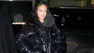 Rihanna Bundles Up In $3K Celine Jacket For Evening Shopping At Tiffany Co. — Photo - hollywoodlife.com - New York