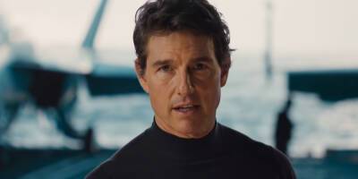 Tom Cruise Teases 'Top Gun: Maverick' During AFC Championship - www.justjared.com - county Maverick - Kansas City