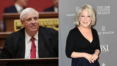 Bette Midler - Joe Manchin - West Virginia Gov. Jim Justice Shades Bette Midler In His State Address: Kiss My Dog’s ‘Hiney’ - hollywoodlife.com - county Power - Virginia - state West Virginia