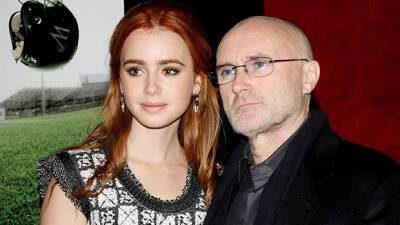 Lily Collins Posts Rare Tribute To Dad Phil Collins On His 71st birthday: I Love You - hollywoodlife.com - Paris - county Bullock