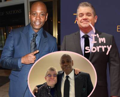 Patton Oswalt Explains Why It's 'Impossible' For Him To Cut Off Friend Dave Chappelle Amid Controversy - perezhilton.com