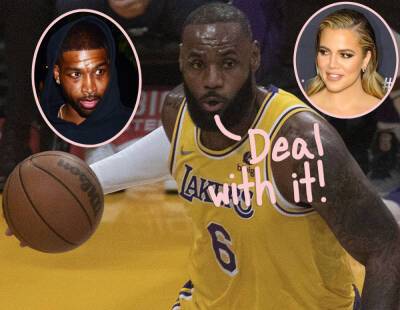 Tristan Thompson - El Lay - Defending Khloé?? Watch LeBron James Yell In Tristan Thompson's Face During Game! - perezhilton.com - Los Angeles - county Cavalier - county Cleveland - county Kings - Sacramento, county Kings