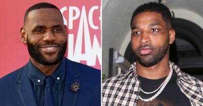 Tristan Thompson - LeBron James Seemingly Yells in Tristan Thompson’s Face During NBA Game Amid Paternity Scandal - usmagazine.com - Los Angeles - California - Canada - county Cavalier - county Cleveland - county Kings - Sacramento, county Kings