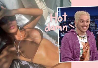 Pete Davidson - Kim Kardashian - Mariah Carey - Kim Kardashian Posts Smokin' Hot Bikini Pic To Celebrate Her Bahamas Vacation With Pete Davidson! - perezhilton.com - Bahamas