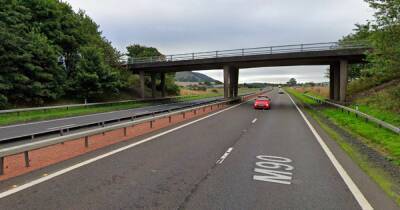 Two people rushed to hospital after two-car crash on busy Scots motorway - www.dailyrecord.co.uk - Scotland