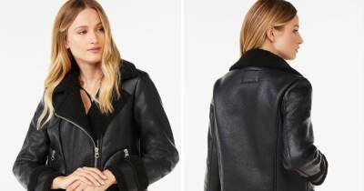 This Sherpa-Lined Moto Jacket Is a Magnet for 5-Star Reviews - www.usmagazine.com