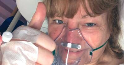 Janey Godley shares selfie from hospital bed after operation to remove tumour - www.dailyrecord.co.uk - Scotland