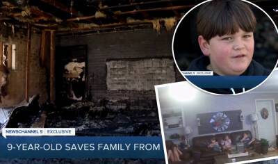 Camera Catches Brave Moment A 9-Year-Old Boy Saved His Entire Family From Their Burning Home! - perezhilton.com - Tennessee - city Staten Island