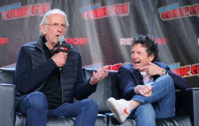 Watch the emotional moment ‘Back To The Future’s’ Michael J Fox is reunited with Christopher Lloyd - www.nme.com - New York