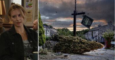 Emmerdale star Olivia Bromley reveals 'crazy stunts' in 'massive' storm week - www.msn.com - Manchester - Taylor