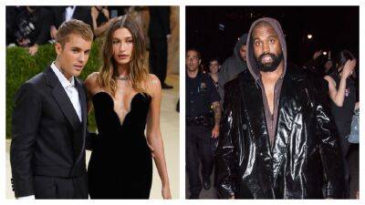 Hailey Bieber - Justin Bieber - Kanye West - Gabriella Karefa-Johnson - Justin Bieber Thinks Kanye West 'Crossed a Line' With 'Attack' on Wife Hailey, Source Says - etonline.com