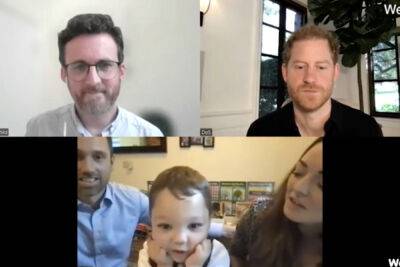 Prince Harry shares adorable family update on video call to award winners - nypost.com - Britain