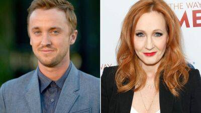 Tom Felton - Voice - 'Harry Potter' star Tom Felton supports J.K. Rowling as author gets continued criticism from trans activists - foxnews.com - county Potter