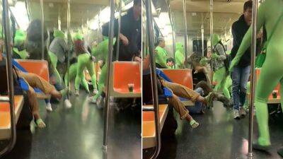 NY 'Green Goblin' subway assault suspect arrested, released without bail - www.foxnews.com - New York - New York
