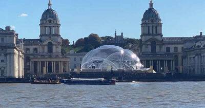 Greenwich locals confused after spotting ‘giant bubble’ at Old Royal Naval College - www.msn.com - London - city Greenwich