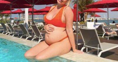 Amy Hart’s Dubai holiday in pictures as she shows off baby bump in a bikini - www.ok.co.uk - Dubai - county Love
