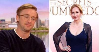 Harry Potter star Tom Felton dodges JK Rowling question: 'I'm out of the loop' - www.msn.com