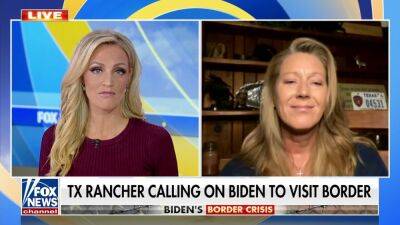 Texas rancher calls on Biden to visit border, says law enforcement catching more armed migrants - foxnews.com - Texas - Mexico - Venezuela - county Allen