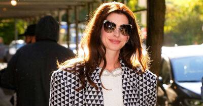 Anne Hathaway will inspire you to invest in an oversized blazer - www.msn.com - New York