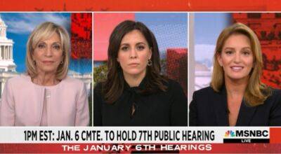 Covering The January 6th Committee Hearings: MSNBC Anchors Andrea Mitchell, Hallie Jackson And Katy Tur On Why “Everything Is At Stake” - deadline.com - Washington - Washington