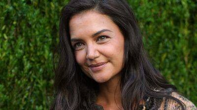Katie Holmes Proves a Black Slip Is Always the Right Choice—See Pics - www.glamour.com