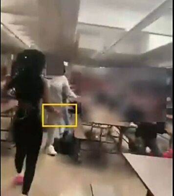 Maryland girl, 14, arrested for wielding large knife during caught-on-camera school lunchroom brawl - foxnews.com - state Maryland - county Frederick