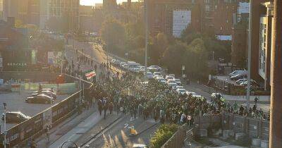 Voice - Omonia Nicosia fans march to Old Trafford ahead of United Europa League clash - manchestereveningnews.co.uk - Manchester - Cyprus - city Nicosia