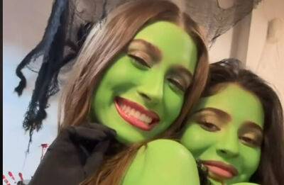 Hailey Bieber & Kylie Jenner Painted Themselves Green for an Early Halloween Outing (Photos & Video!) - www.justjared.com