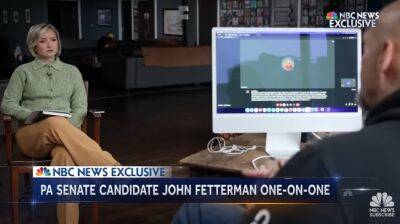 NBC reporter who commented on Fetterman’s health causes panic among ‘objective journalists’ - www.foxnews.com - New York - Pennsylvania - Washington