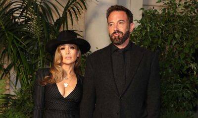 Jennifer Lopez & Ben Affleck Match in All Black for First Red Carpet Since Getting Married (Photos) - www.justjared.com - Los Angeles - San Marino