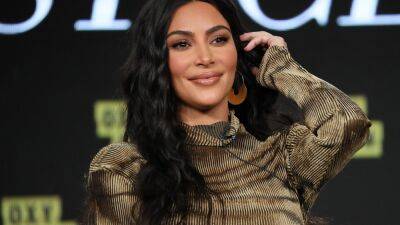 Kim Kardashian Posted Matching Dress and Chair Pics to Instagram—See Pics - www.glamour.com