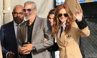 Julia Roberts looks stunning with a Gucci x Adidas suit - us.hola.com - county Roberts