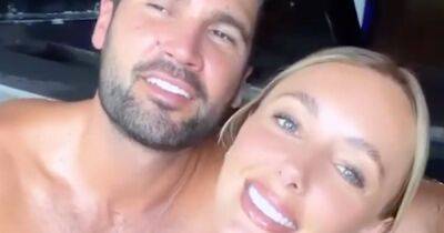 TOWIE's Dan Edgar and Amber Turner’s romantic staycation with matching robes and hot tub - www.ok.co.uk