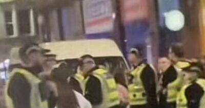 Police swarm Glasgow street as one arrested over 'disorder' - www.dailyrecord.co.uk - Scotland - city Glasgow